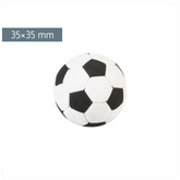 Radiergummi „Fußball“ 3D | weiß/schwarz